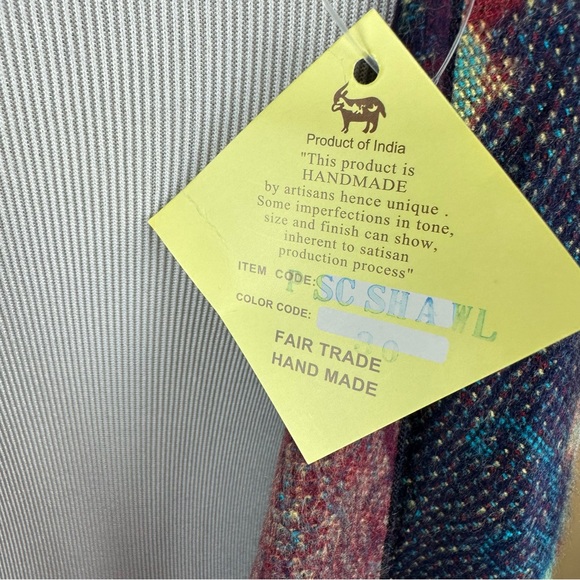 Rapti Fashion Cashmere Shawl Wrap One Size - Picture 8 of 14